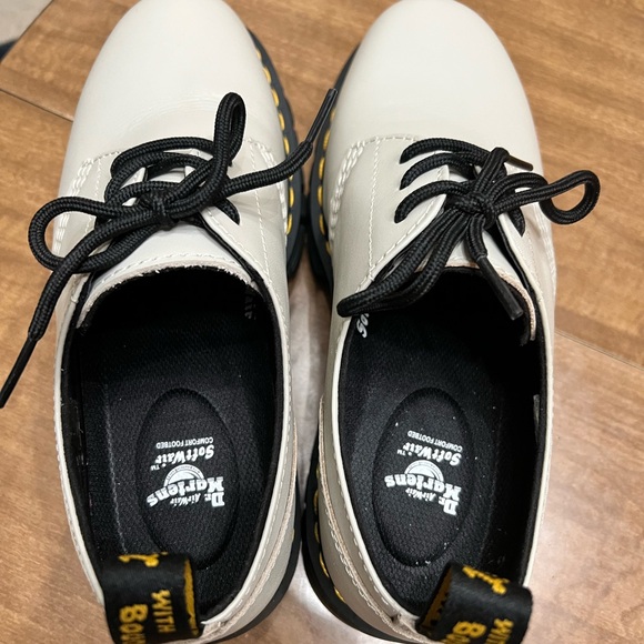 Doc Marten platform oxfords cream light grey - Picture 6 of 10